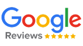 Google logo linking to All Dogs Unleashed testimonials on Google