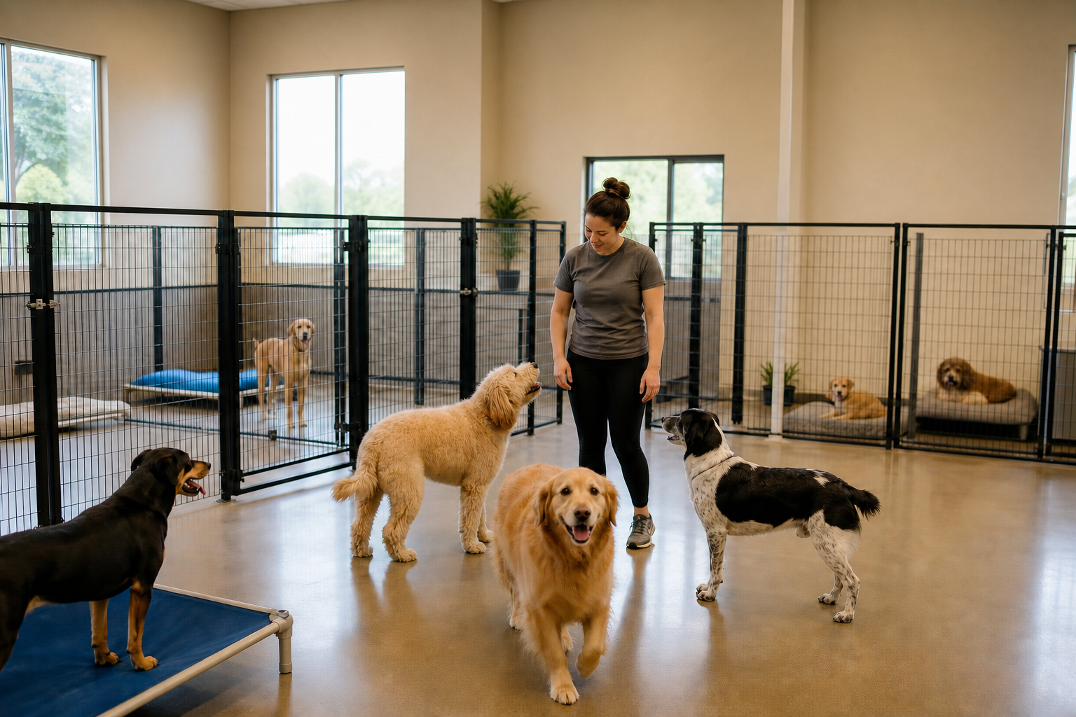 Dog training and boarding at All Dogs Unleashed