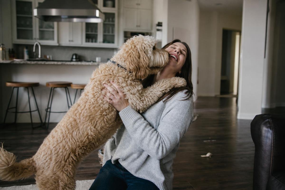 home dog training in Frisco solving jumping and door behavior