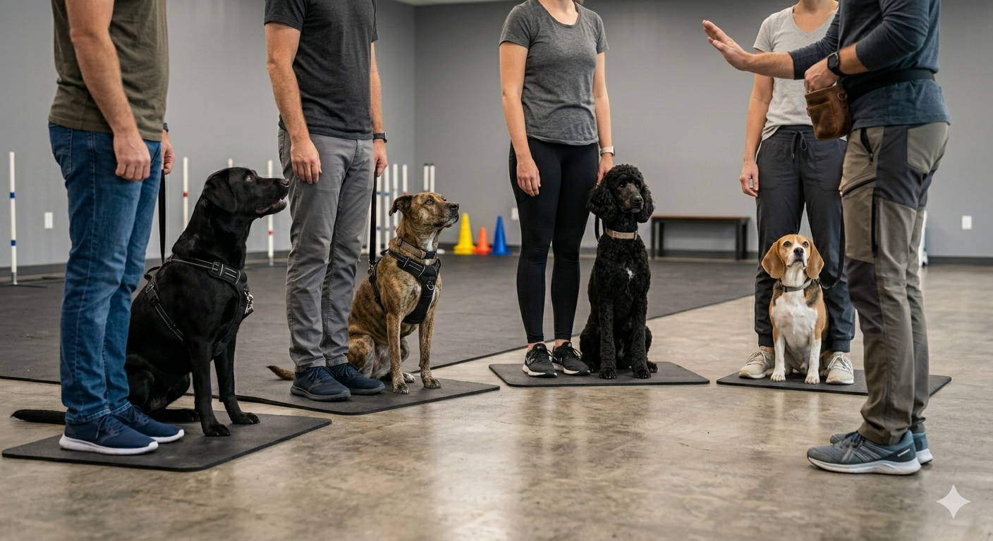 The Three Obedience Training Formats Available in Dallas