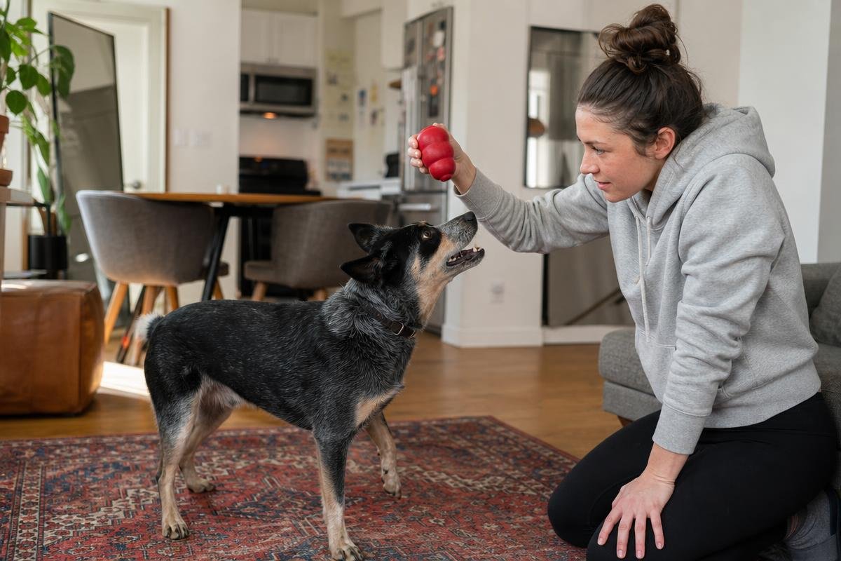 dog behavior problems Denver owner managing indoor dog