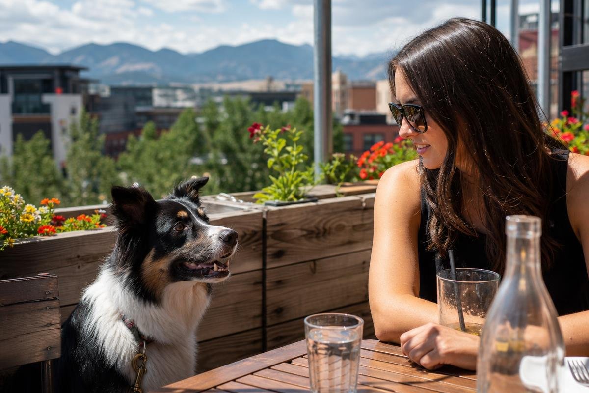 dog-friendly patio dining in Denver CO