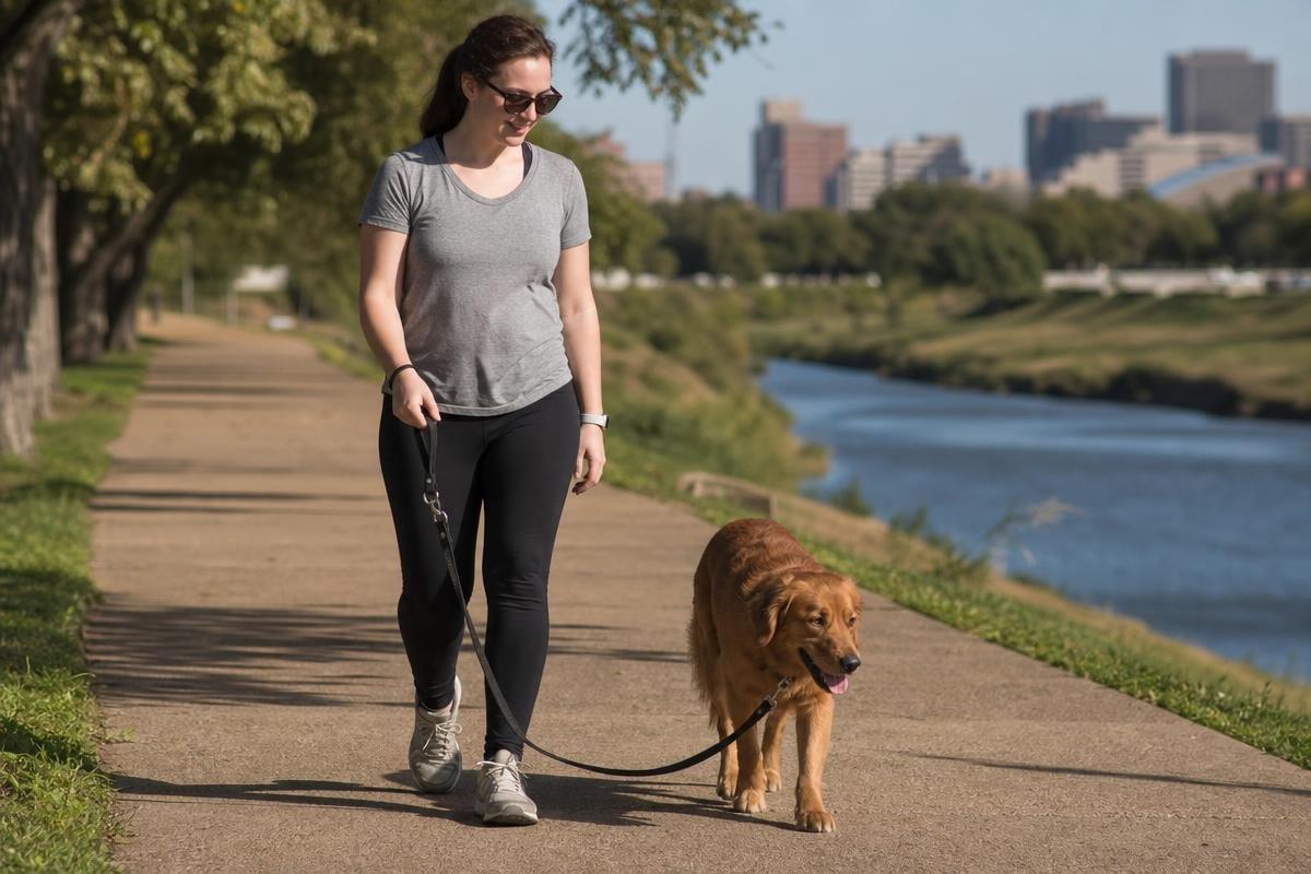 dog friendly trails Fort Worth along the Trinity River