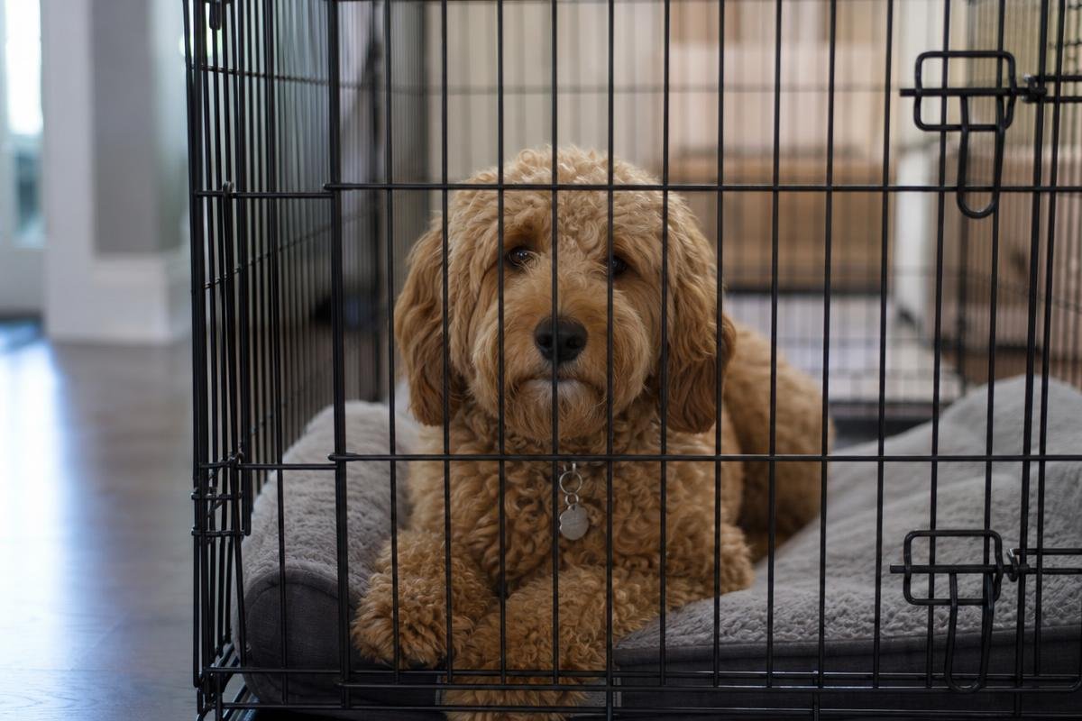 correct crate size for dog crate training