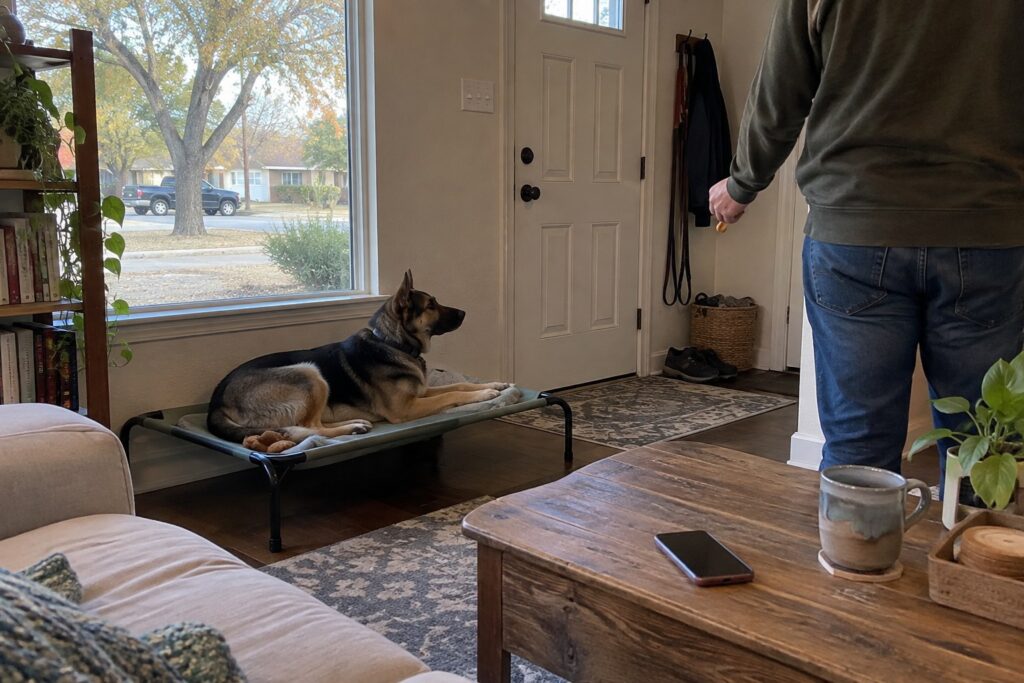A Fort Worth Owner's Plan to Stop Dog Barking at the Doorbell Before Halloween – illustration 2